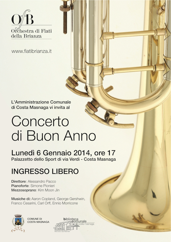 Locandina del concerto