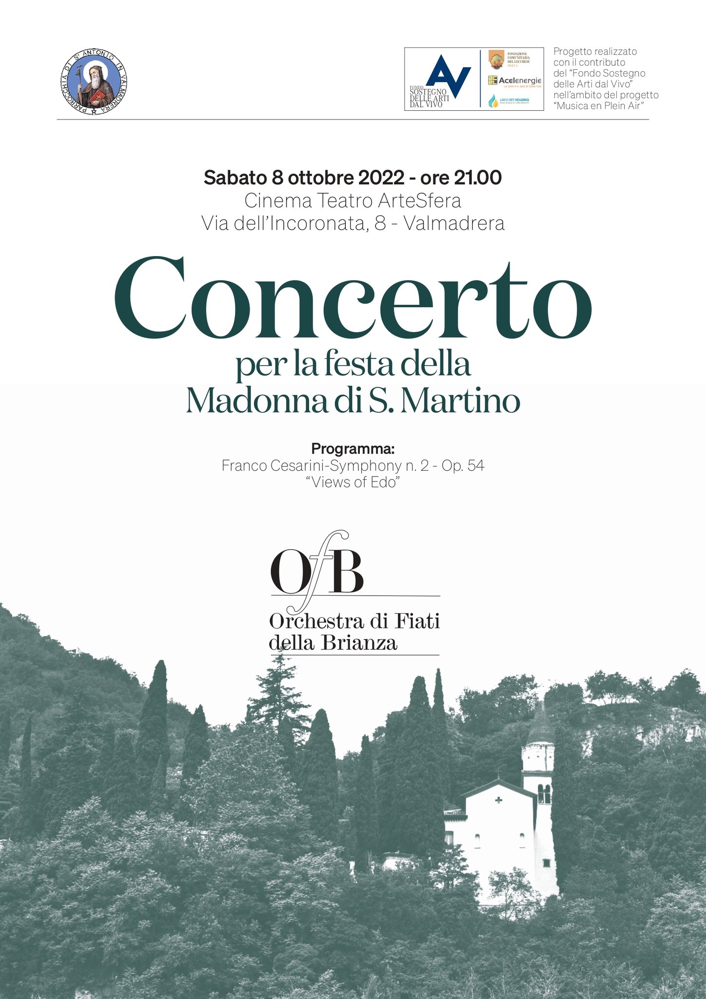 Locandina del concerto