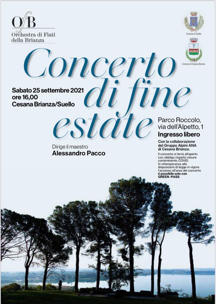 Locandina del concerto