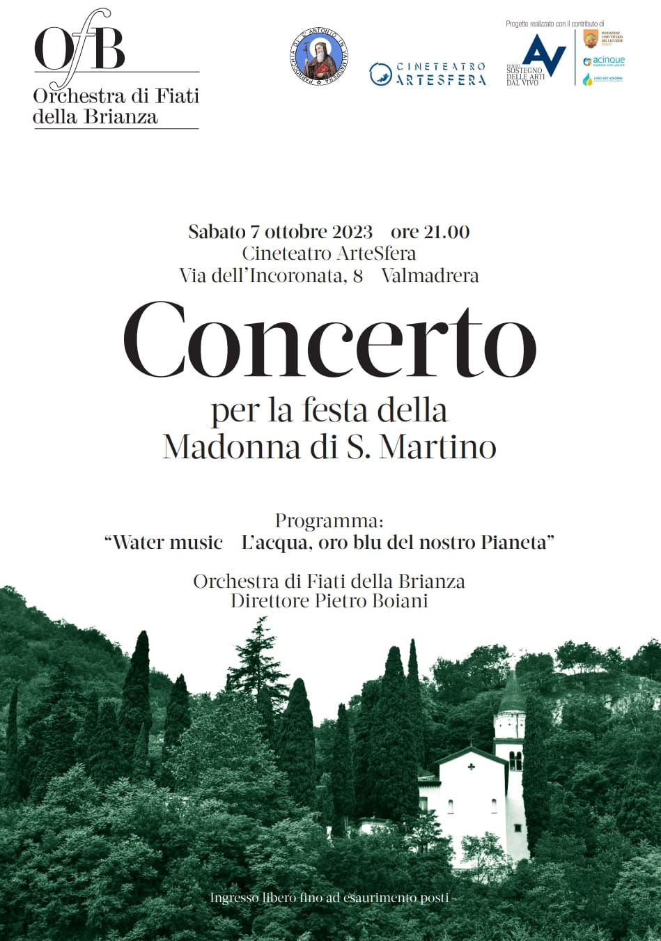 Locandina del concerto